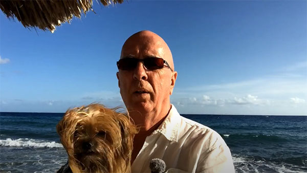 Willem en Bailey wonen op Curacao